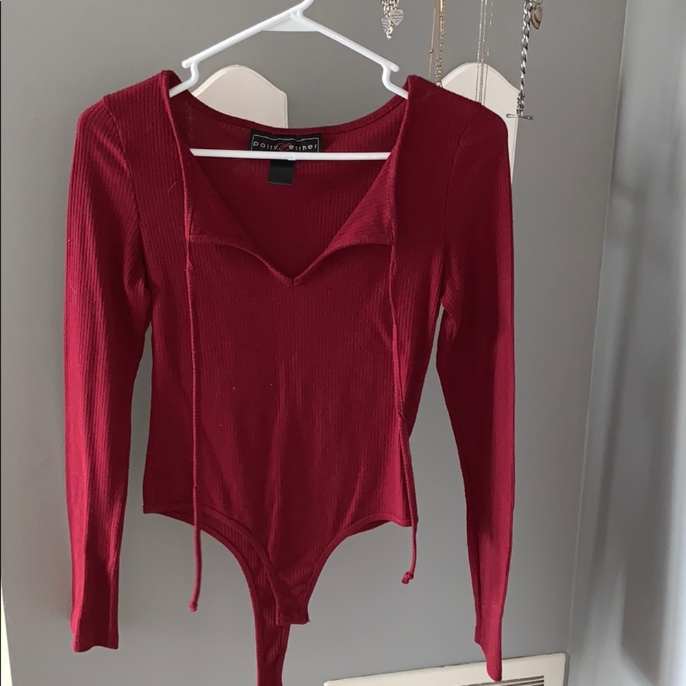 Maroon Bodysuit